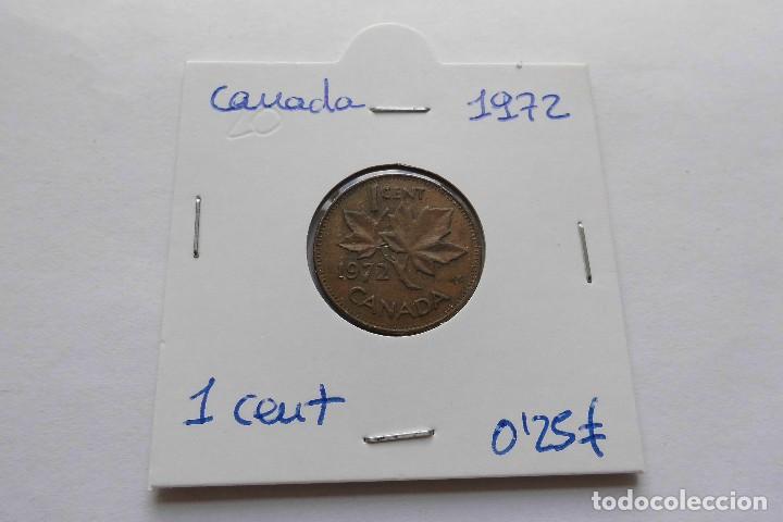 Monedas antiguas de Am&eacute;rica: Canada 1 Cent 1972 - Foto 1