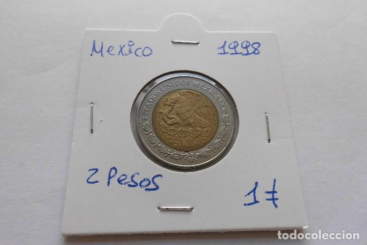 Monedas antiguas de Am&eacute;rica: Mexico 2 Pesos 1998 - Foto 1