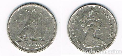 Monedas antiguas de Am&eacute;rica: MONEDA DE CANADA, 1971, 10 CENTIMOS (LOTE 1) - Foto 1