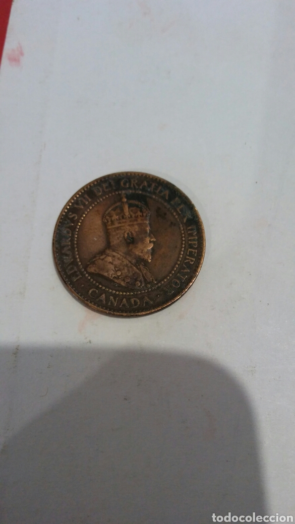 Monedas antiguas de Am&eacute;rica: Moneda Canad&aacute; 1903 un c&eacute;ntimo - Foto 1