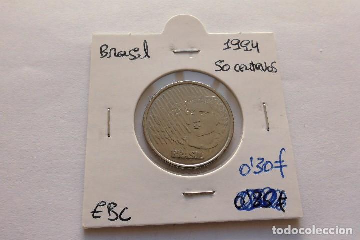 Monedas antiguas de Am&eacute;rica: Brasil 50 Centavos 1994 - Foto 1