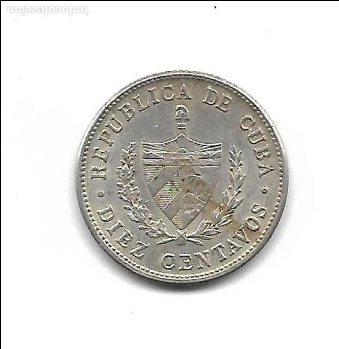 Monedas antiguas de Am&eacute;rica: MONEDA. CUBA. 10 CENTAVOS. 1948 - Foto 2