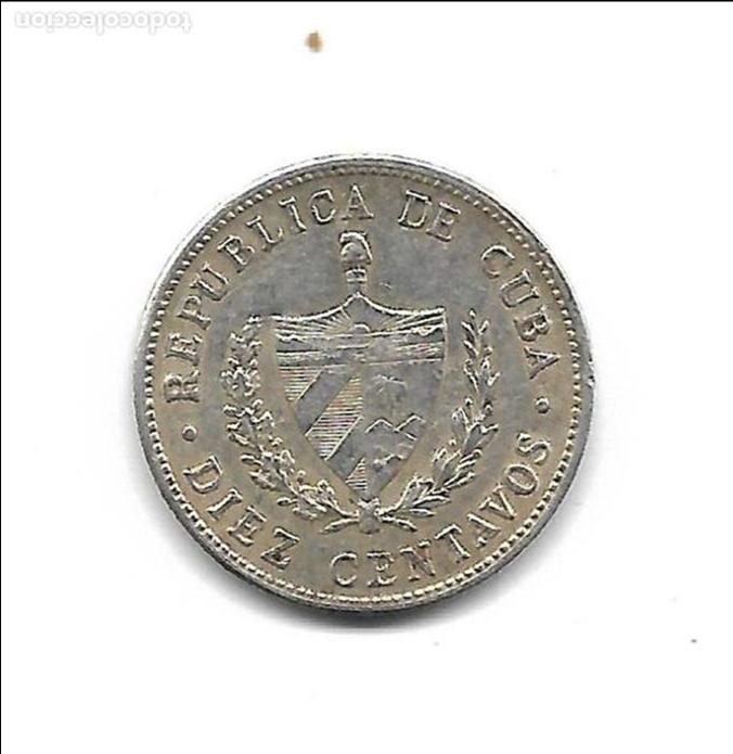 Monedas antiguas de Am&eacute;rica: MONEDA. CUBA. 10 CENTAVOS. 1948 - Foto 2