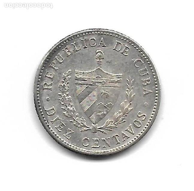 Monedas antiguas de Am&eacute;rica: MONEDA. CUBA. 10 CENTAVOS. 1948 - Foto 2