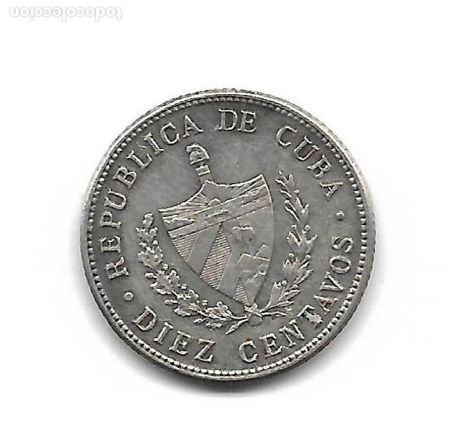 Monedas antiguas de Am&eacute;rica: MONEDA. CUBA. 10 CENTAVOS. 1948 - Foto 2