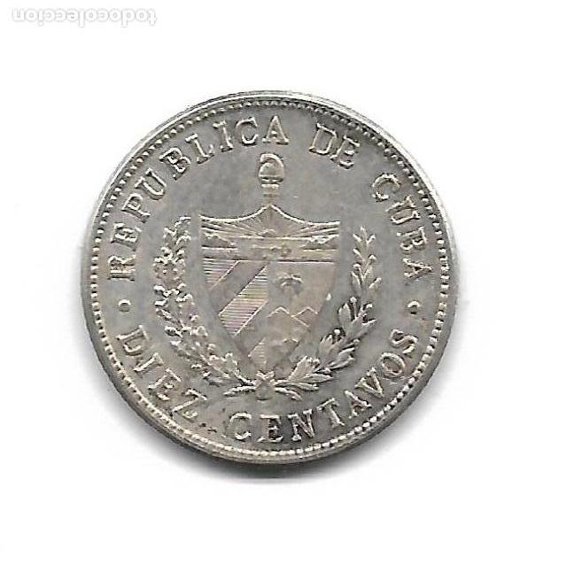 Monedas antiguas de Am&eacute;rica: MONEDA. CUBA. 10 CENTAVOS. 1948 - Foto 2