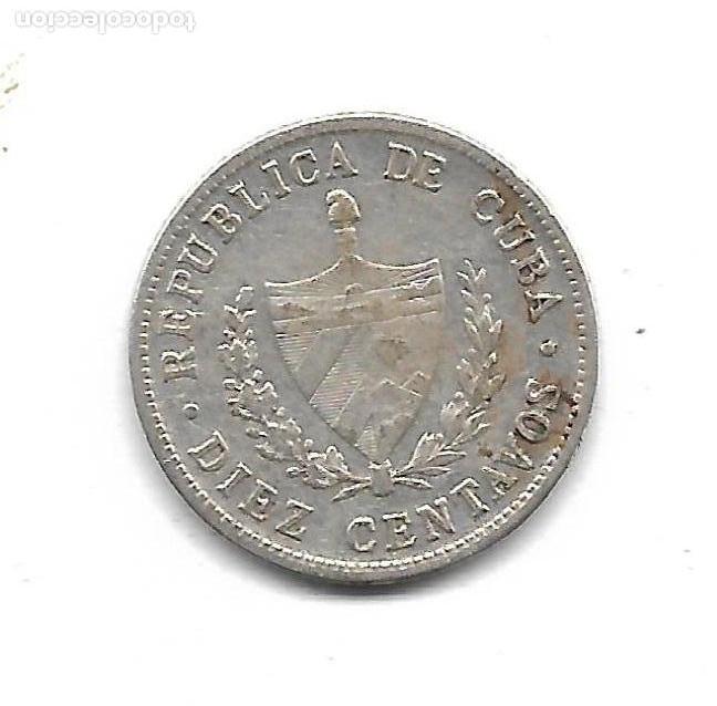 Monedas antiguas de Am&eacute;rica: MONEDA. CUBA. 10 CENTAVOS. 1948 - Foto 2