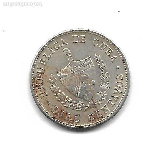Monedas antiguas de Am&eacute;rica: MONEDA. CUBA. 10 CENTAVOS. 1948 - Foto 2