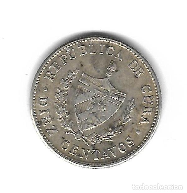 Monedas antiguas de Am&eacute;rica: MONEDA. CUBA. 10 CENTAVOS. 1949. - Foto 2