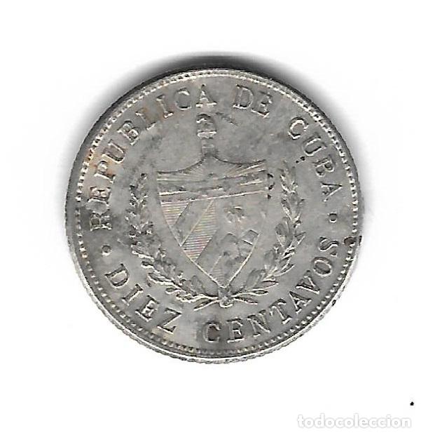 Monedas antiguas de Am&eacute;rica: MONEDA. CUBA. 10 CENTAVOS. 1949. - Foto 2