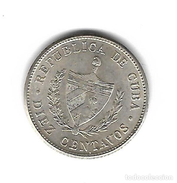 Monedas antiguas de Am&eacute;rica: MONEDA. CUBA. 10 CENTAVOS. 1949. - Foto 2