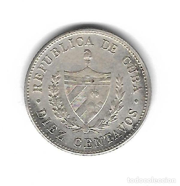 Monedas antiguas de Am&eacute;rica: MONEDA. CUBA. 10 CENTAVOS. 1949. - Foto 2