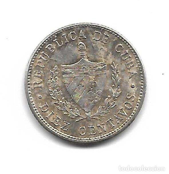 Monedas antiguas de Am&eacute;rica: MONEDA. CUBA. 10 CENTAVOS. 1949. - Foto 2