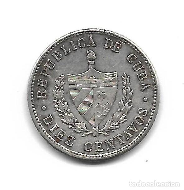 Monedas antiguas de Am&eacute;rica: MONEDA. CUBA. 10 CENTAVOS. 1949. - Foto 2