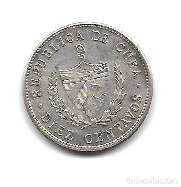 Monedas antiguas de Am&eacute;rica: MONEDA. CUBA. 10 CENTAVOS. 1949. - Foto 2