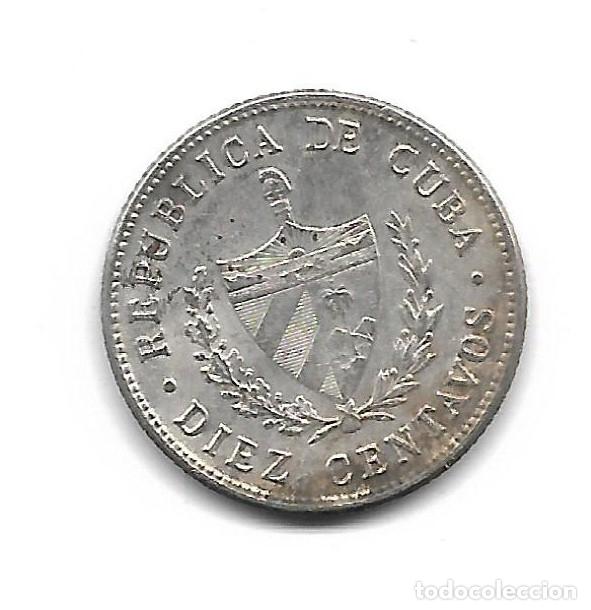 Monedas antiguas de Am&eacute;rica: MONEDA. CUBA. 10 CENTAVOS. 1949. - Foto 2