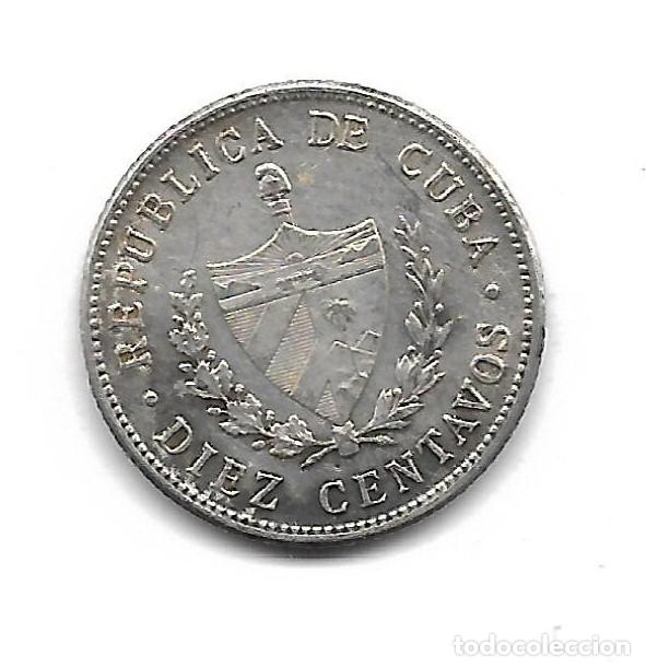 Monedas antiguas de Am&eacute;rica: MONEDA. CUBA. 10 CENTAVOS. 1949. - Foto 2