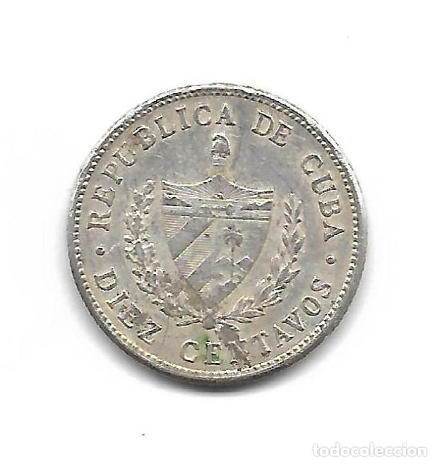 Monedas antiguas de Am&eacute;rica: MONEDA. CUBA. 10 CENTAVOS. 1949. - Foto 2