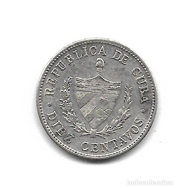 Monedas antiguas de Am&eacute;rica: MONEDA. CUBA. 10 CENTAVOS. 1949. - Foto 2