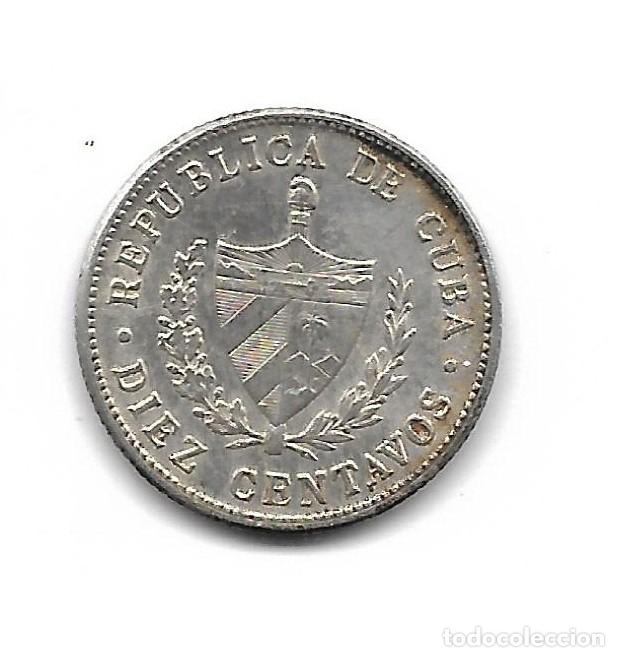 Monedas antiguas de Am&eacute;rica: MONEDA. CUBA. 10 CENTAVOS. 1949. - Foto 2