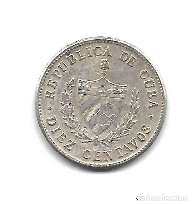 Monedas antiguas de Am&eacute;rica: MONEDA. CUBA. 10 CENTAVOS. 1949. - Foto 2