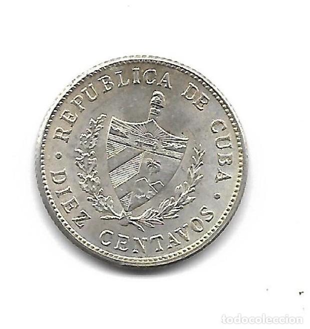Monedas antiguas de Am&eacute;rica: MONEDA. CUBA. 10 CENTAVOS. 1949. - Foto 2