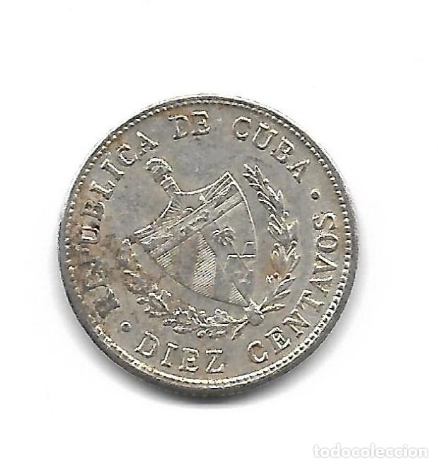 Monedas antiguas de Am&eacute;rica: MONEDA. CUBA. 10 CENTAVOS. 1949. - Foto 2