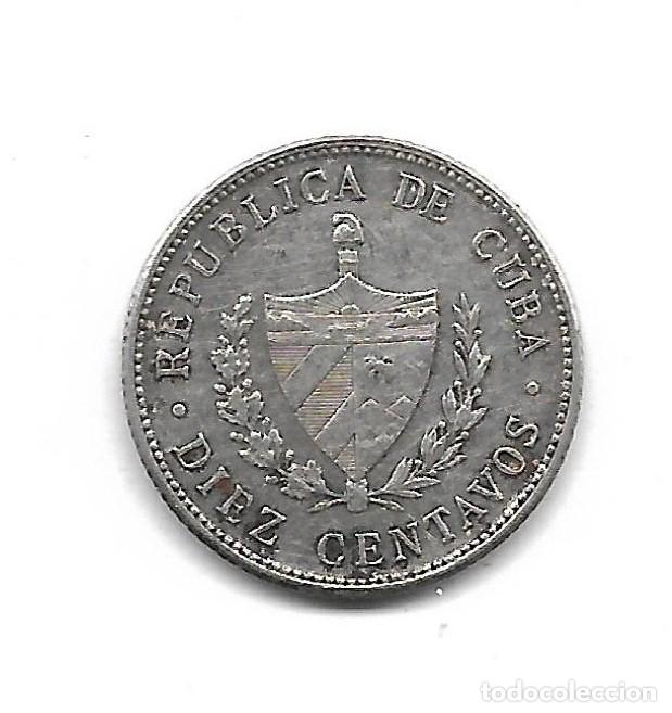 Monedas antiguas de Am&eacute;rica: MONEDA. CUBA. 10 CENTAVOS. 1949. - Foto 2