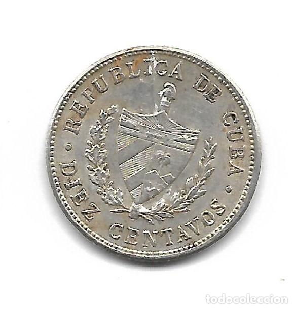 Monedas antiguas de Am&eacute;rica: MONEDA. CUBA. 10 CENTAVOS. 1949. - Foto 2