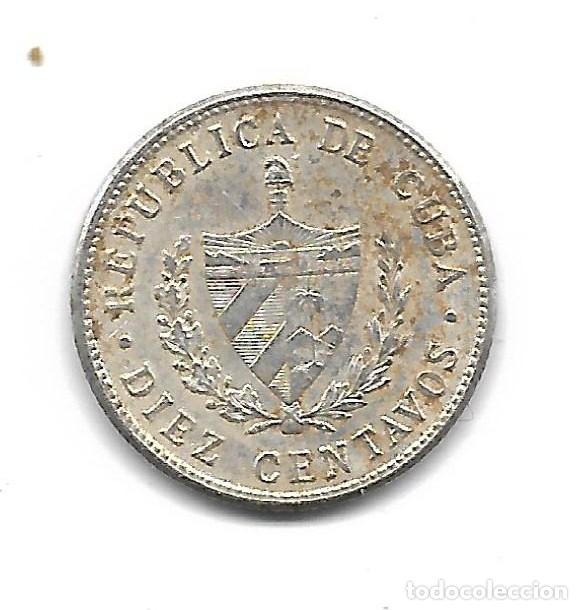 Monedas antiguas de Am&eacute;rica: MONEDA. CUBA. 10 CENTAVOS. 1949. - Foto 2