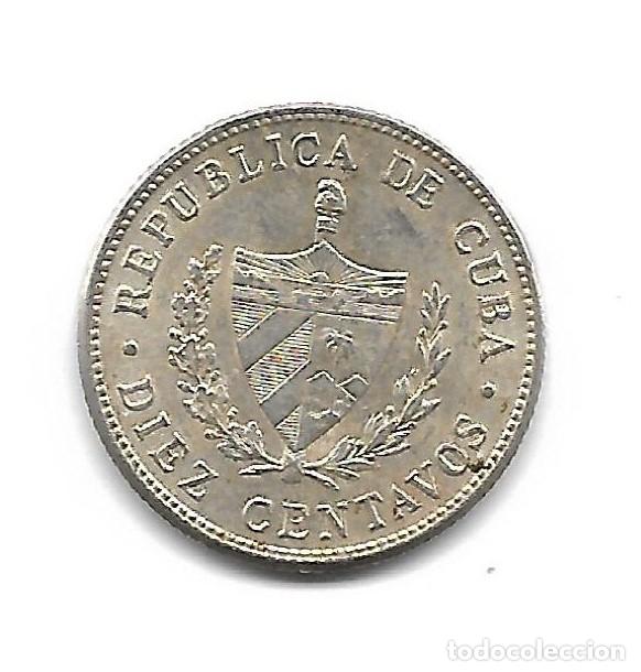 Monedas antiguas de Am&eacute;rica: MONEDA. CUBA. 10 CENTAVOS. 1949. - Foto 2