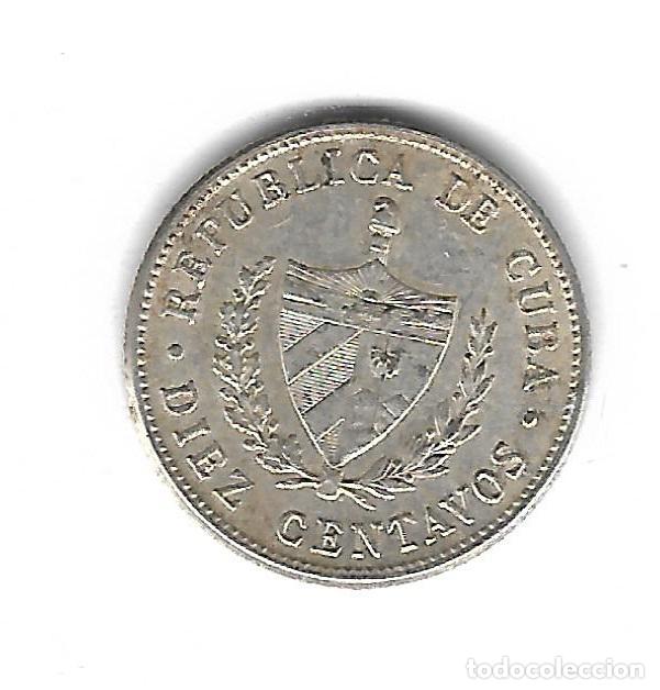 Monedas antiguas de Am&eacute;rica: MONEDA. 10 CENTAVOS. 1949. CUBA - Foto 2