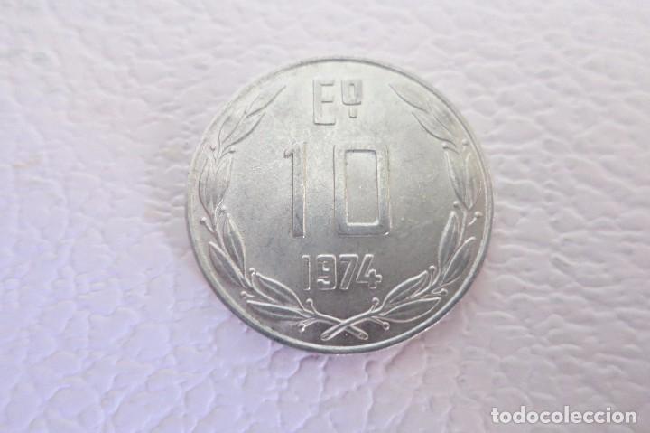 Monedas antiguas de Am&eacute;rica: Chile 10 pesos 1974 - Foto 1