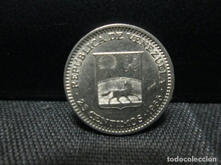 Monedas antiguas de Am&eacute;rica: 25 centimos 1965 venezuela - Foto 1