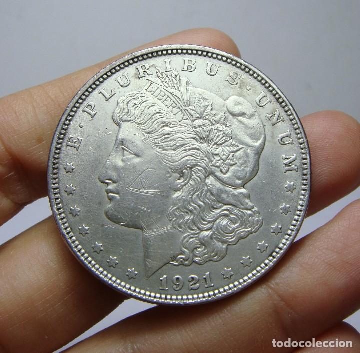 Monedas antiguas de Am&eacute;rica: 1 Dolar de Plata (.900). U.S.A - 1921 - Foto 1