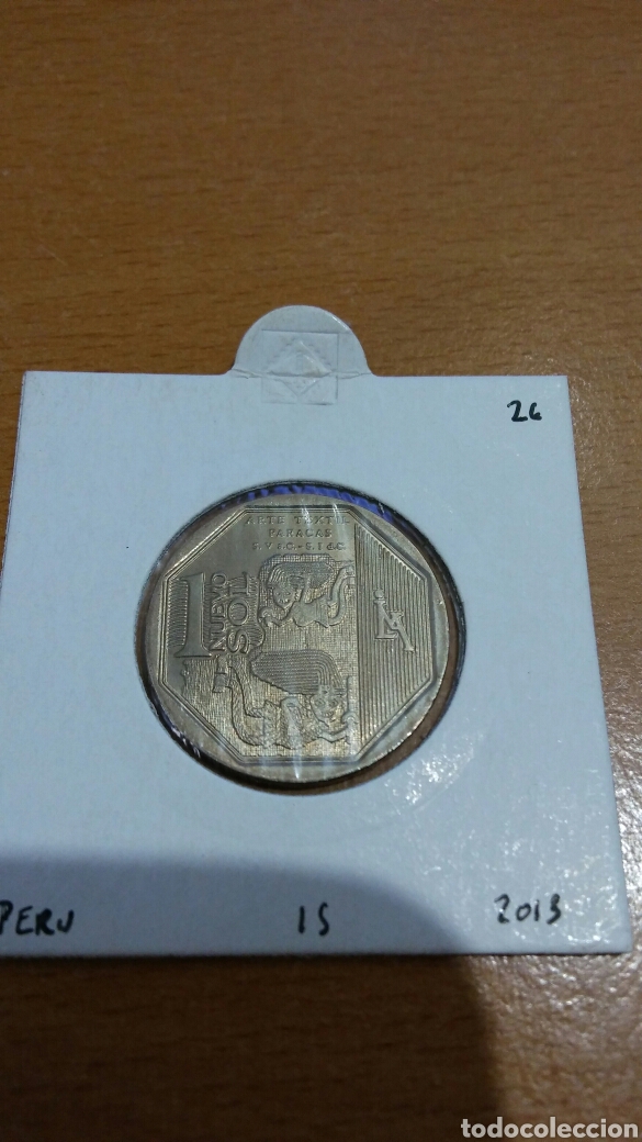 Monedas antiguas de Am&eacute;rica: Moneda del Per&uacute; un sol 2013 - Foto 1