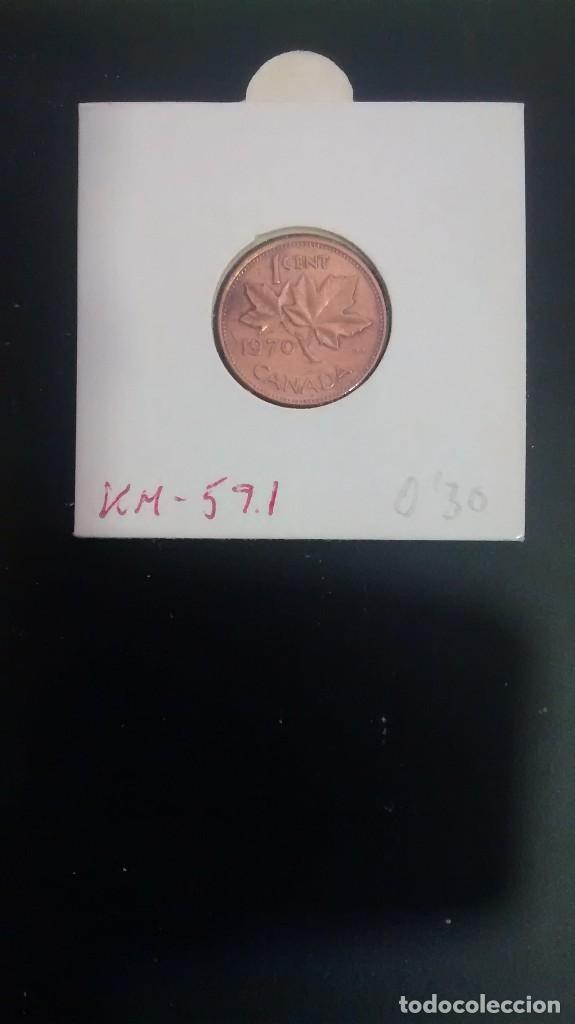 Monedas antiguas de Am&eacute;rica: CANADA 1 CENT 1970 KM 59.1 - Foto 2