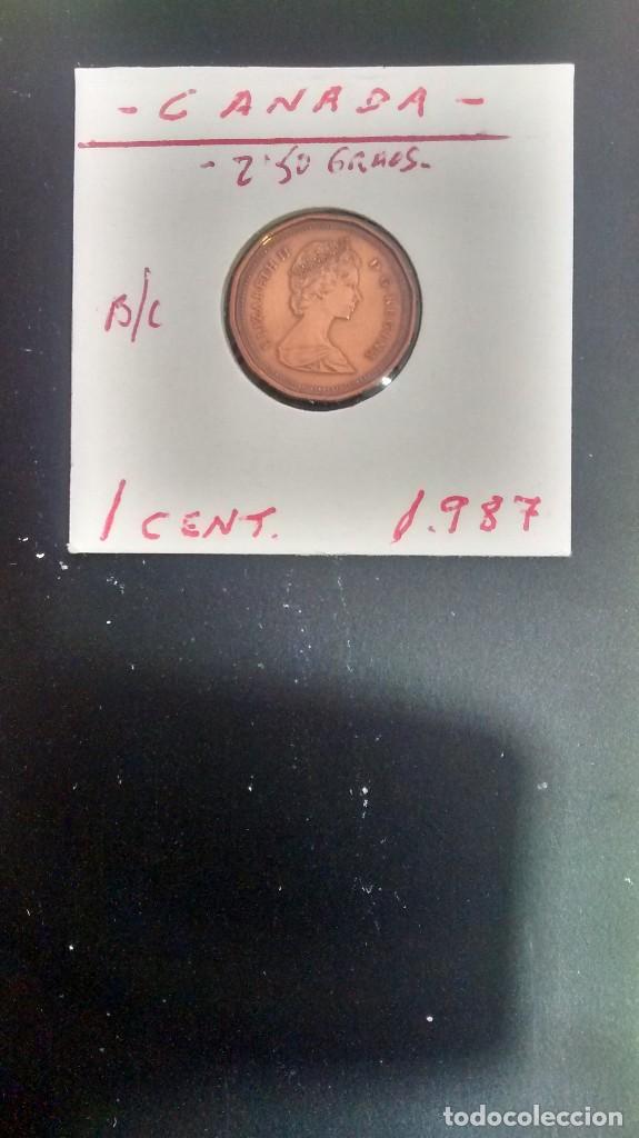 Monedas antiguas de Am&eacute;rica: CANADA 1 CENT 1987 BC KM132 - Foto 1