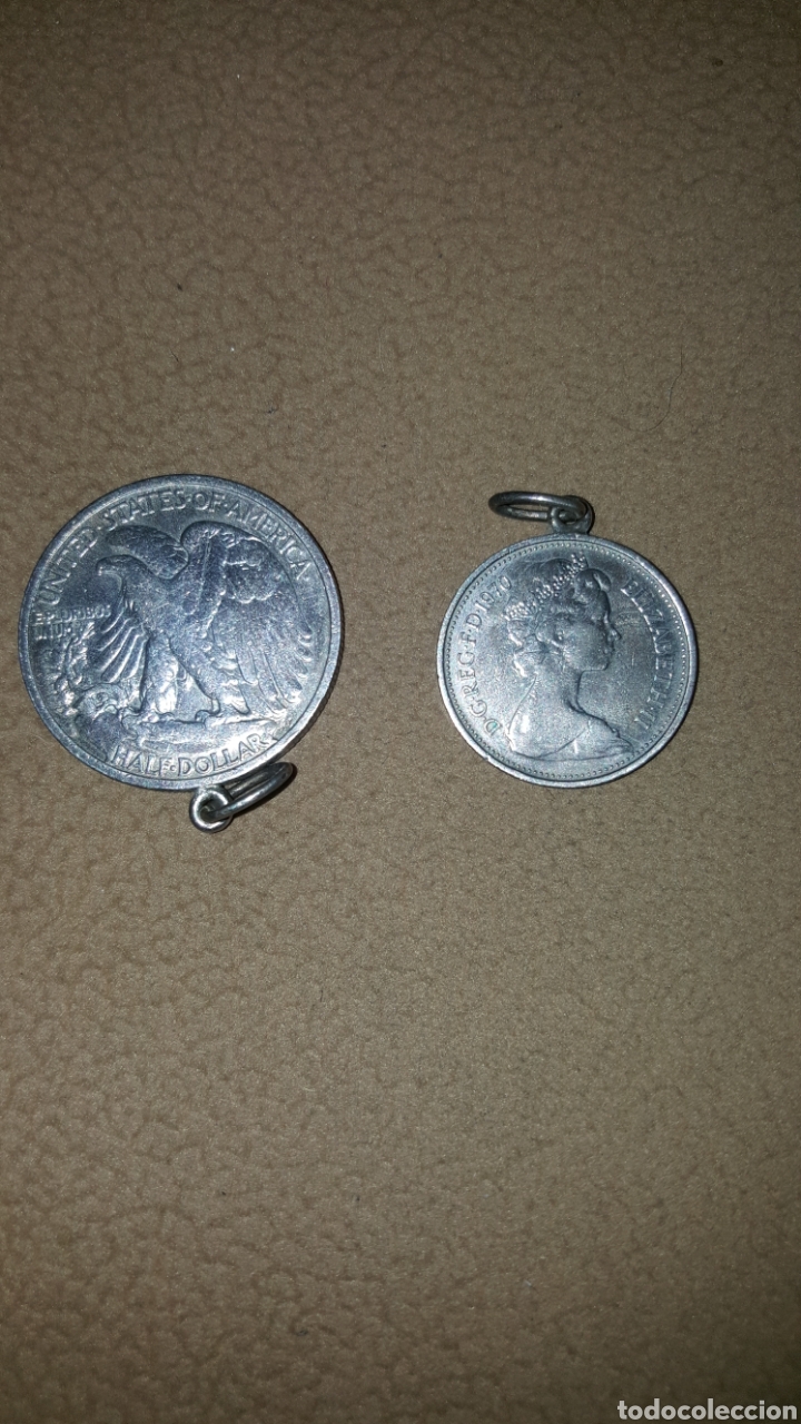 Monedas antiguas de Am&eacute;rica: Moneda medalla half dolar 1942 - Foto 2