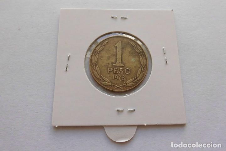 Monedas antiguas de Am&eacute;rica: Chile 1 peso 1978 - Foto 2