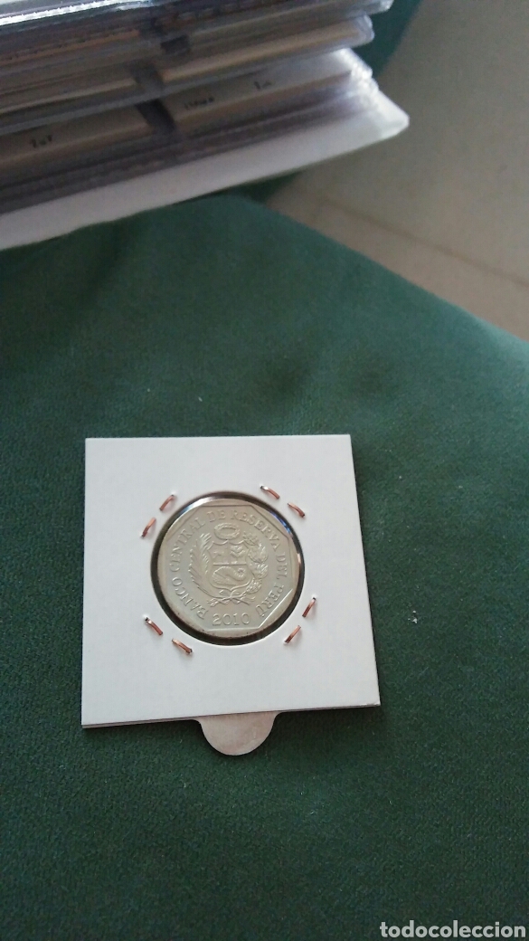 Monedas antiguas de Am&eacute;rica: Moneda del Per&uacute; sol a&ntilde;o 2010 - Foto 2