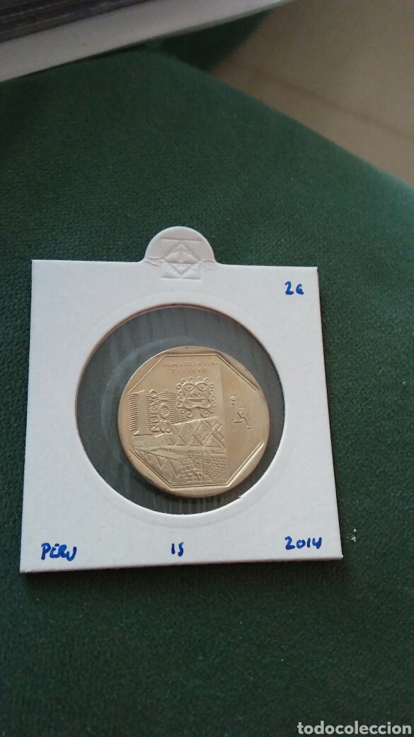 Monedas antiguas de Am&eacute;rica: Sol de oro a&ntilde;o 2014 moneda Per&uacute; - Foto 1