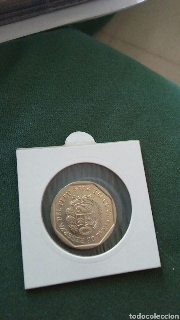 Monedas antiguas de Am&eacute;rica: Sol de oro a&ntilde;o 2014 moneda Per&uacute; - Foto 2