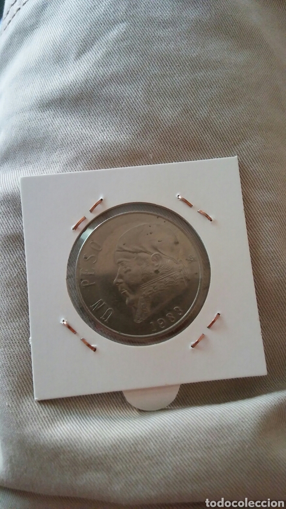 Monedas antiguas de Am&eacute;rica: Moneda de M&eacute;xico peso a&ntilde;o 19 83 - Foto 1