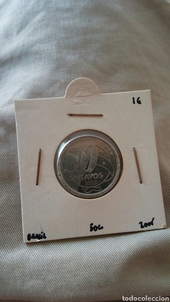 Monedas antiguas de Am&eacute;rica: Cuenta centavos a&ntilde;o 2005 Brasil moneda - Foto 1