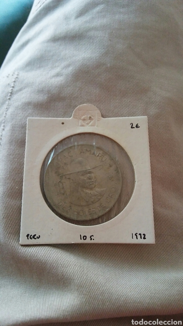 Monedas antiguas de Am&eacute;rica: Moneda de Per&uacute; 10 soles a&ntilde;o 1992 - Foto 1
