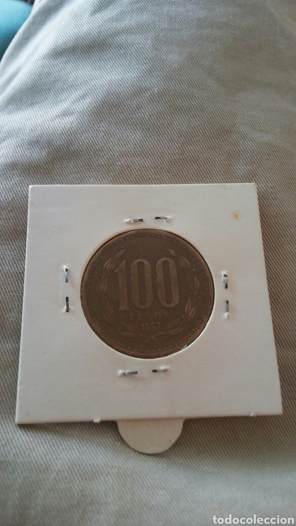 Monedas antiguas de Am&eacute;rica: Moneda de Chile the 100 soles - Foto 1