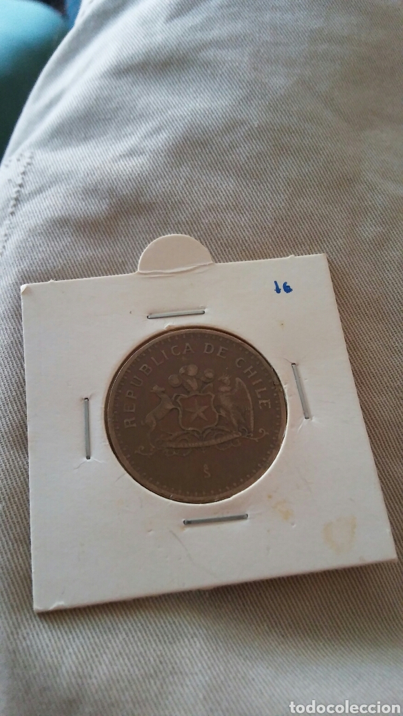 Monedas antiguas de Am&eacute;rica: Moneda de Chile the 100 soles - Foto 2