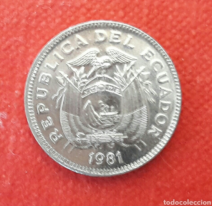 Monedas antiguas de Am&eacute;rica: Moneda de Ecuador 20 centavos - Foto 2