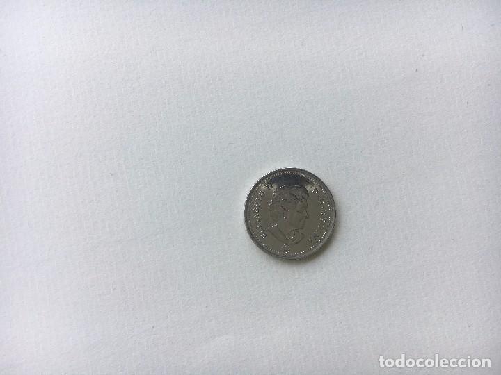 Monedas antiguas de Am&eacute;rica: MONEDA CANAD&Aacute; 25 CENTS 2008 - Foto 2